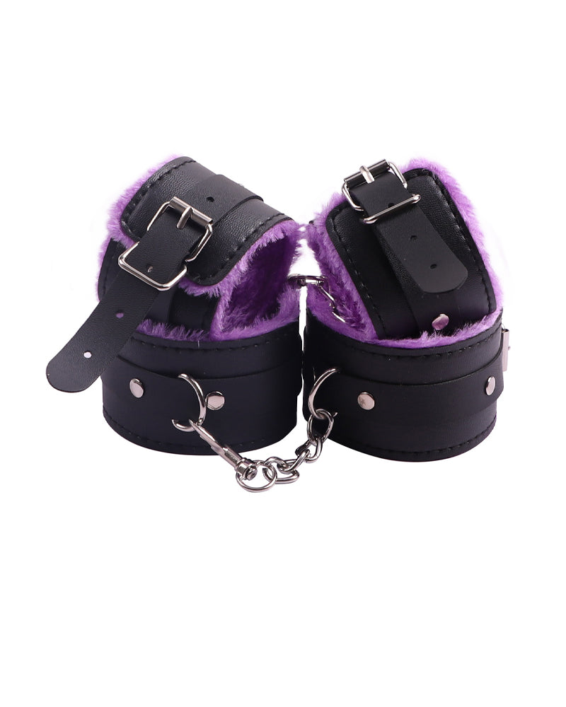 10-Piece Plush Lined Bondage Set