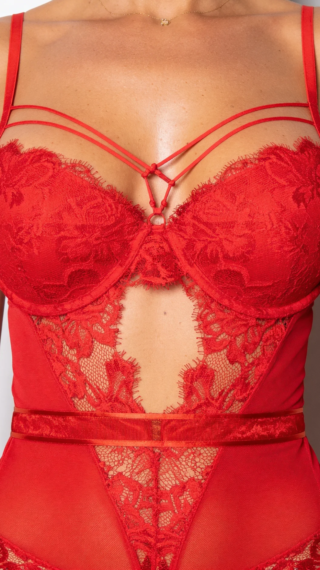 Heahter Lace Bodysuit